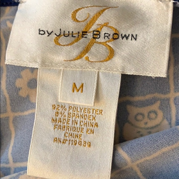 JB by Julie Brown Owl Dress sz: M - Picture 3 of 4